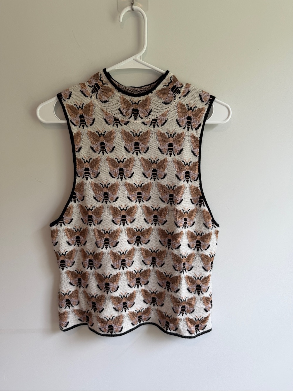 Anthropologie Sarah Gordon Maria Mock Neck Sweater Tank - Picture 3 of 9